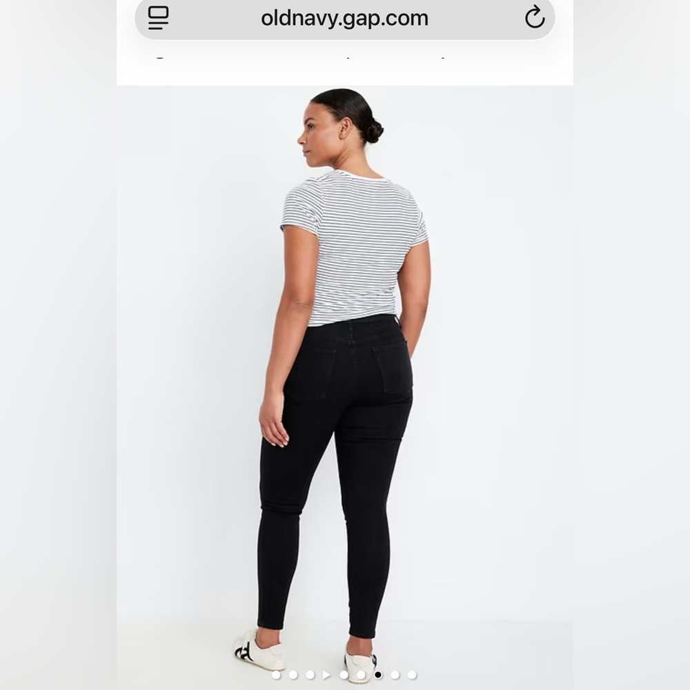 Old Navy High-Waisted Wow Super-Skinny Jeans•Women’s Size 14 Short•Black•NWT - Picture 9 of 9